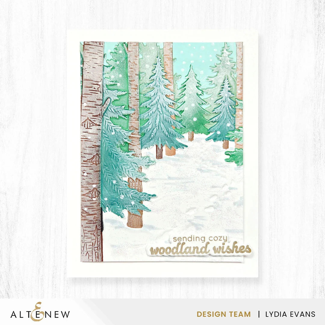 Snowy Footpath - 3D Embossing Folder