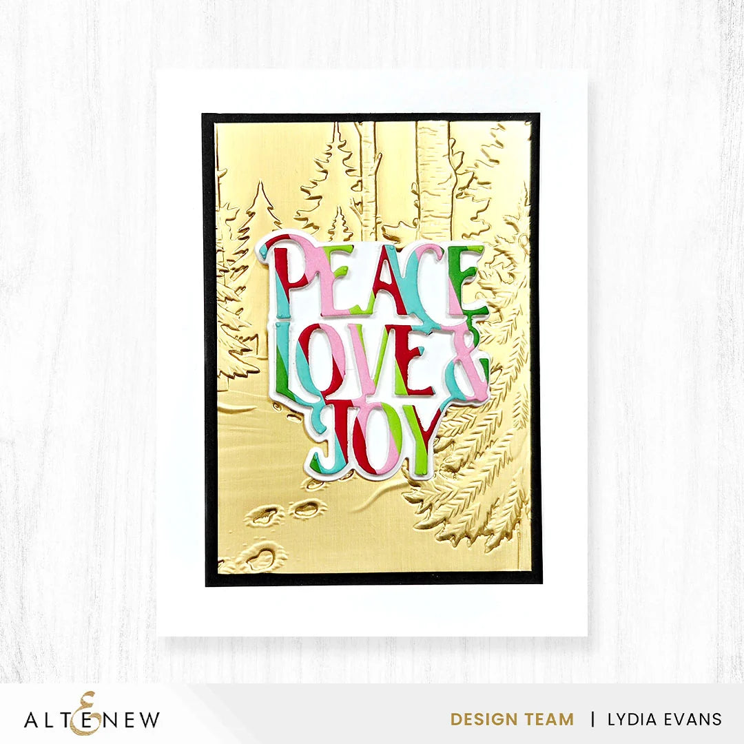 Snowy Footpath - 3D Embossing Folder