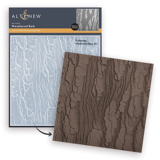 Weathered Bark - 3D Embossing Folder