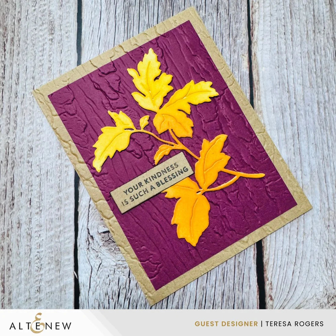 Weathered Bark - 3D Embossing Folder