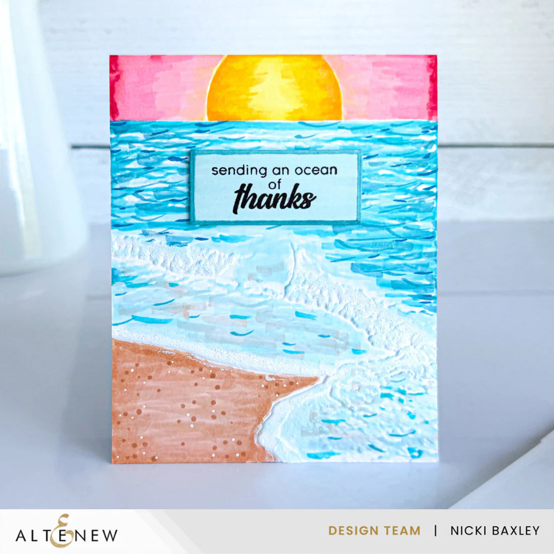 Whispering Waves - 3D Embossing Folder