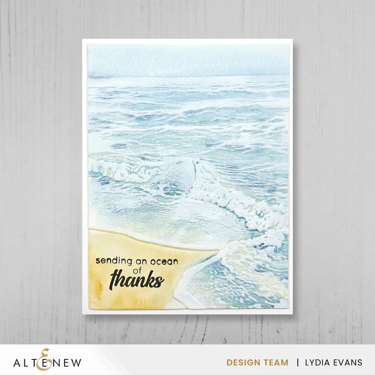 Whispering Waves - 3D Embossing Folder
