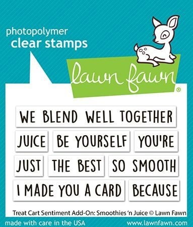 Treat Cart Sentiments Add On Smoothies n Juice - Stamps