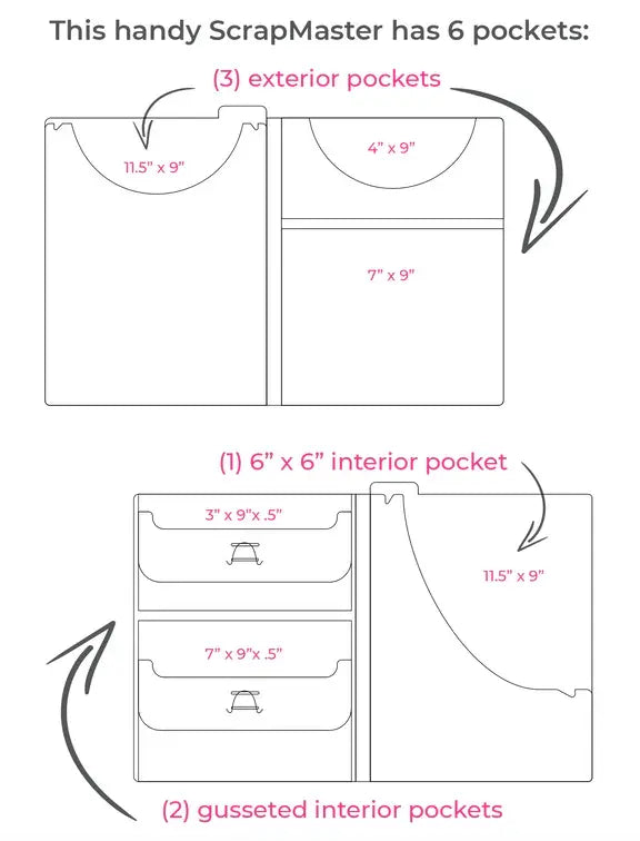 TOO - Fancy Folio - 8.5x11 - 3 Pack