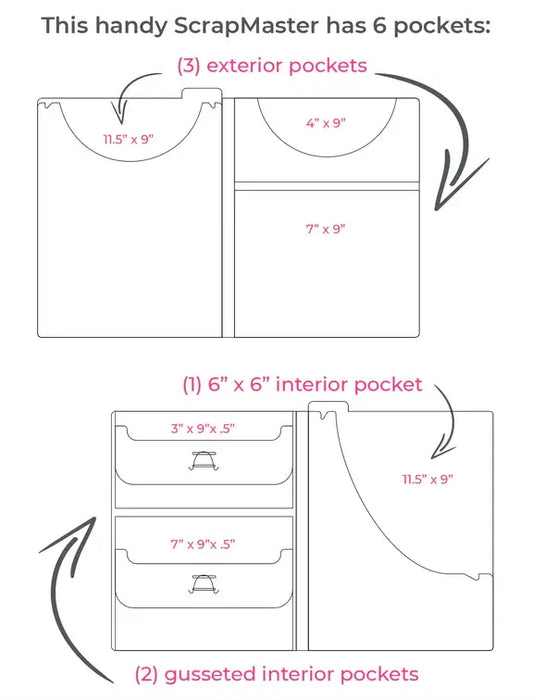TOO - Fancy Folio - 8.5x11 - 3 Pack