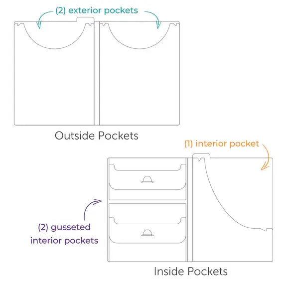 TOO - Fancy Folio - 8.5x11 - 3 Pack
