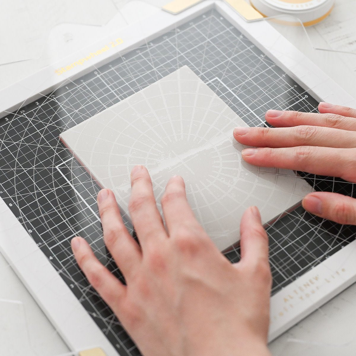 Stampwheel 2.0-Slimgrip Sticky Mat (black)