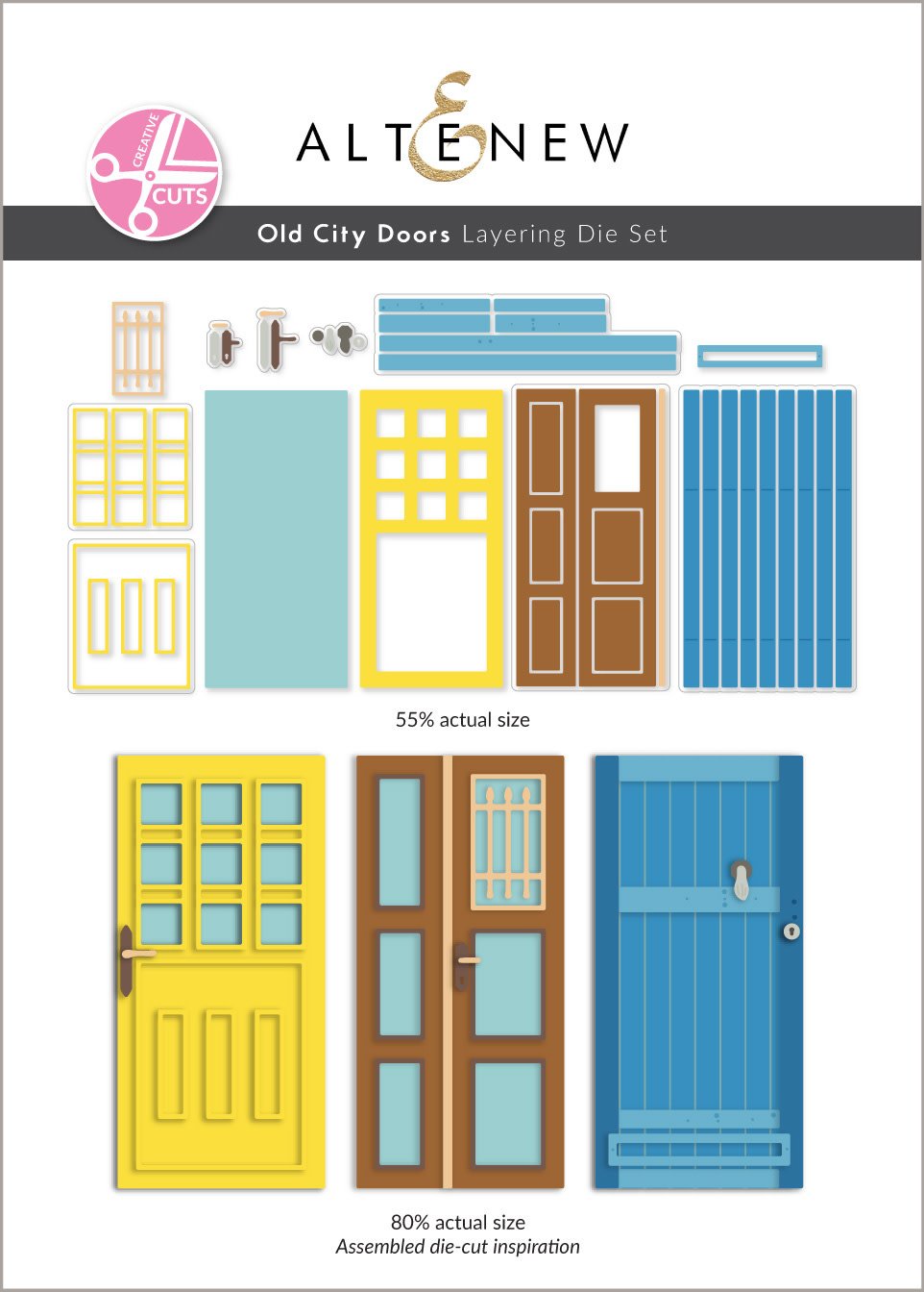 Creative Cuts - Old City Doors - Layering Dies