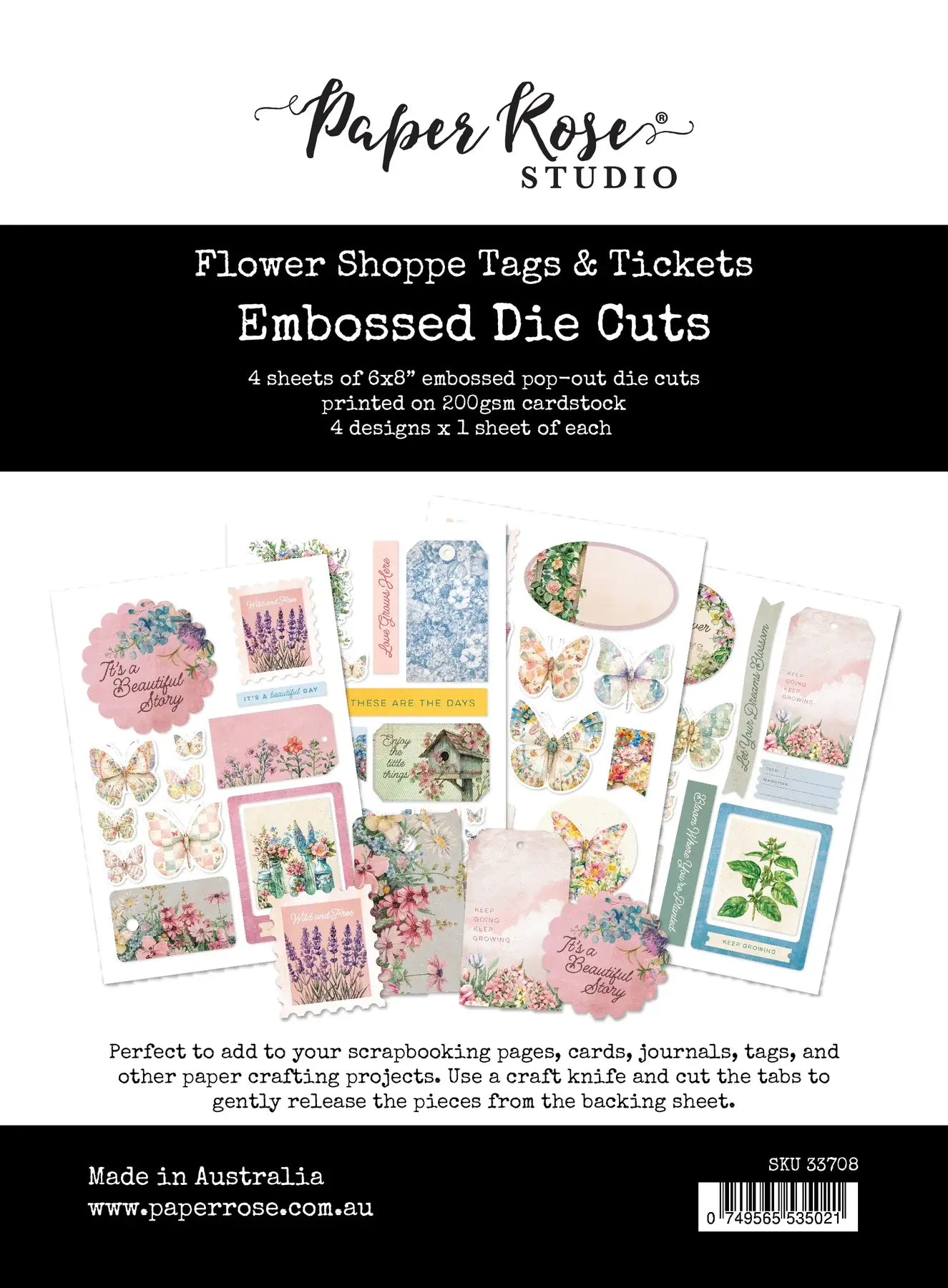 Flower Shoppe - 12x12 Basic Collection and Die Cuts