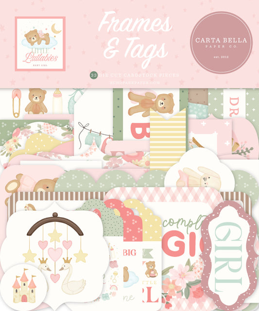 Little Lullabies - Baby Girl - Frames & Tags