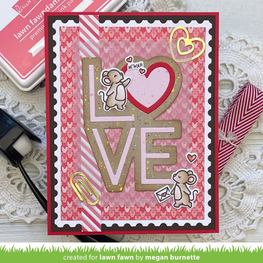 Giant Outlined Love - Dies