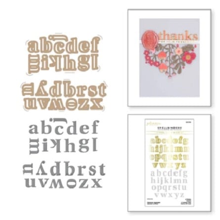 Glimmer Alphabet - Sealed for Summer Collection - Hot Foil and Dies