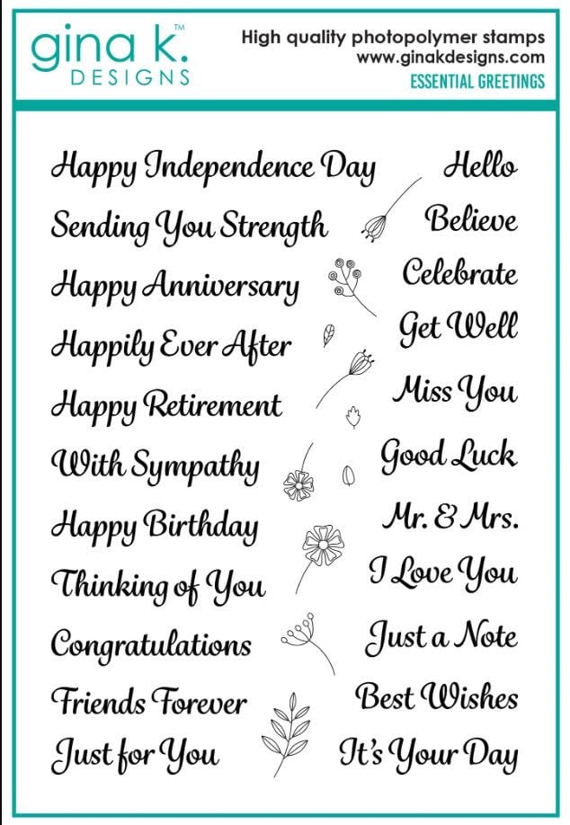 Essential Greetings - Stamps