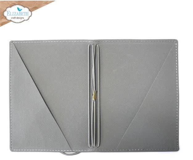 Stonewashed Grey Passport - Art Journal size (4.9” x 3.5” / 124mm x 89mm)