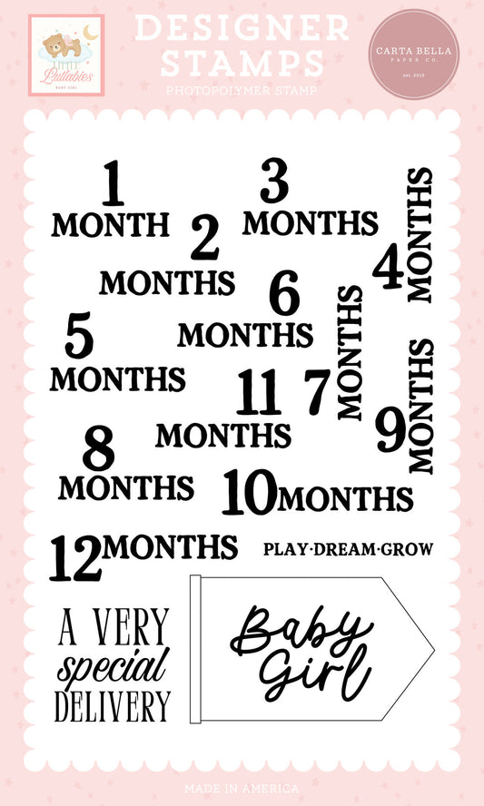 Little Lullabies - Baby Girl - Stamps