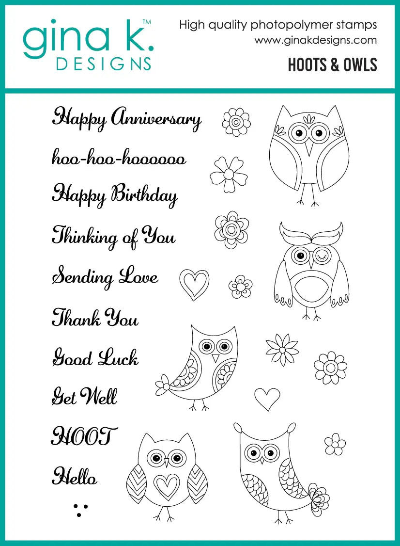 Hoots And Owls - Stamps