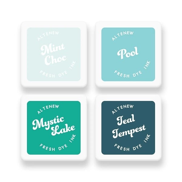 Aqua Island - Fresh Dye Mini Ink Cube Set