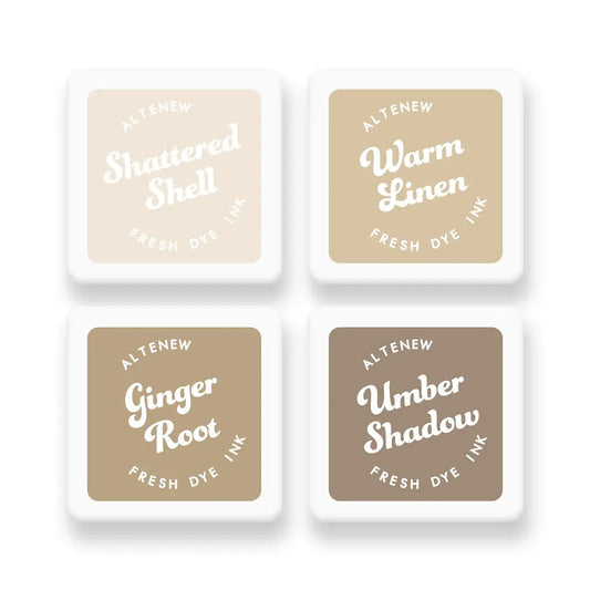 Earth Tones - Fresh Dye Ink Mini Cube Set