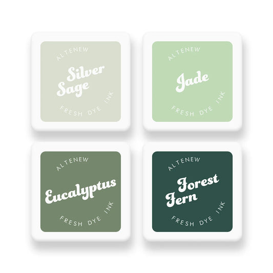 Frosted Foliage - Fresh Dye Ink Mini Cube Set