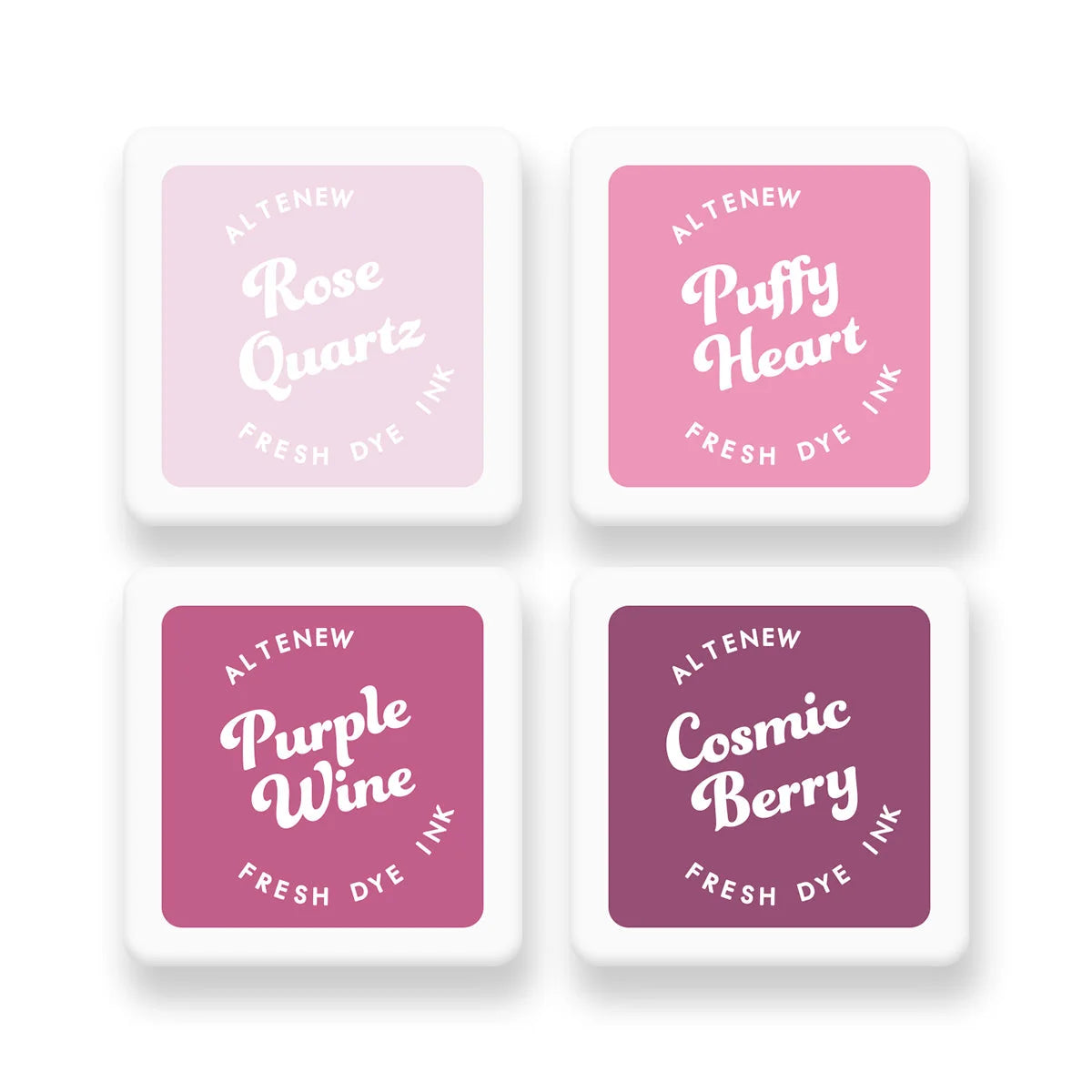 Rose Petal - Fresh Dye Ink Mini Cube Set
