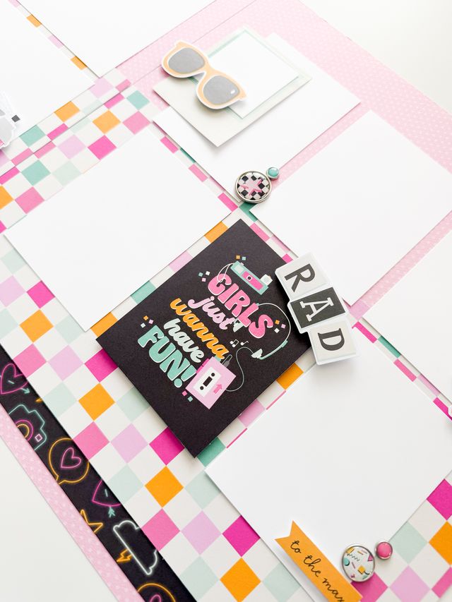 Totally 80's - Layout Class - Thursday July 2nd 6:30pm