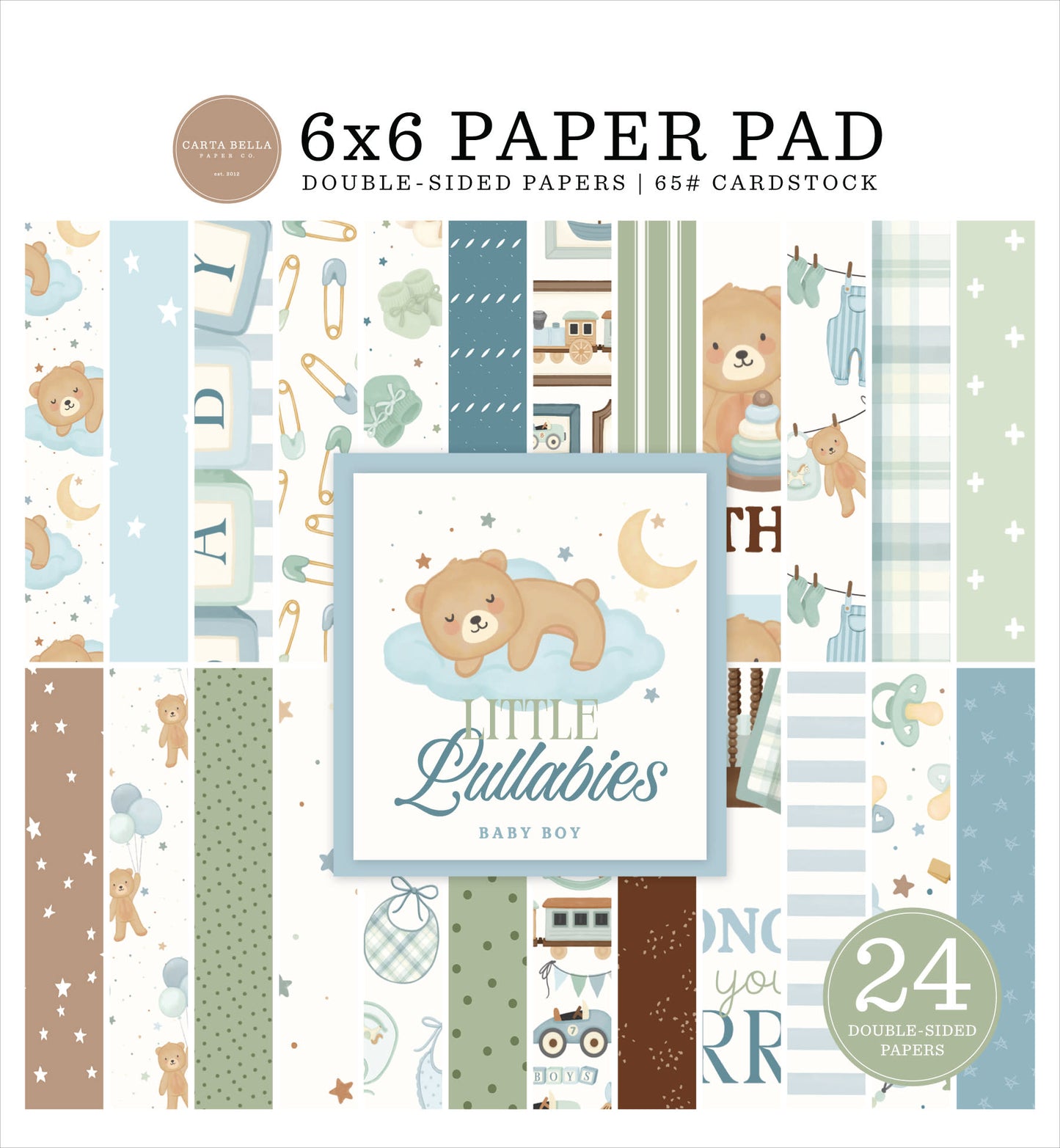 Little Lullabies - Baby Boy - 6x6 Paper Pad