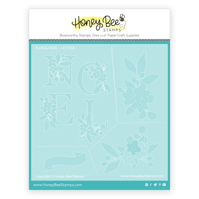 Floral Noel - 6x6" Coordinating Stencils (Set of 6)*