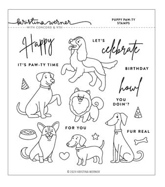 Puppy Paw-ty - Stamp & Die