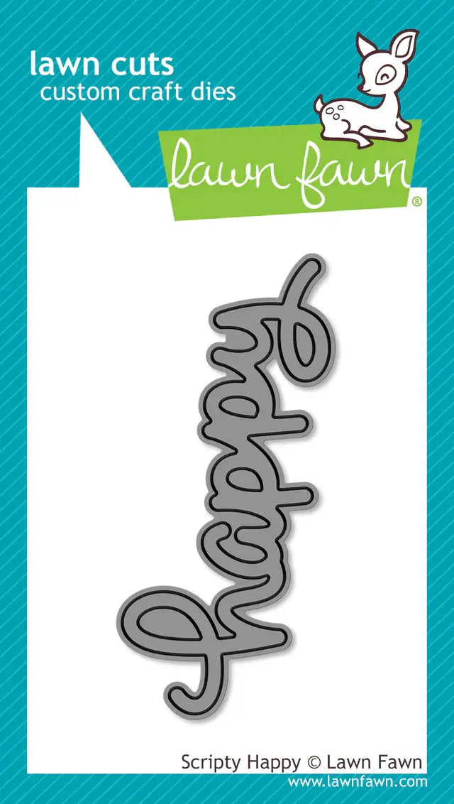 Scripty Happy - Die & Outline