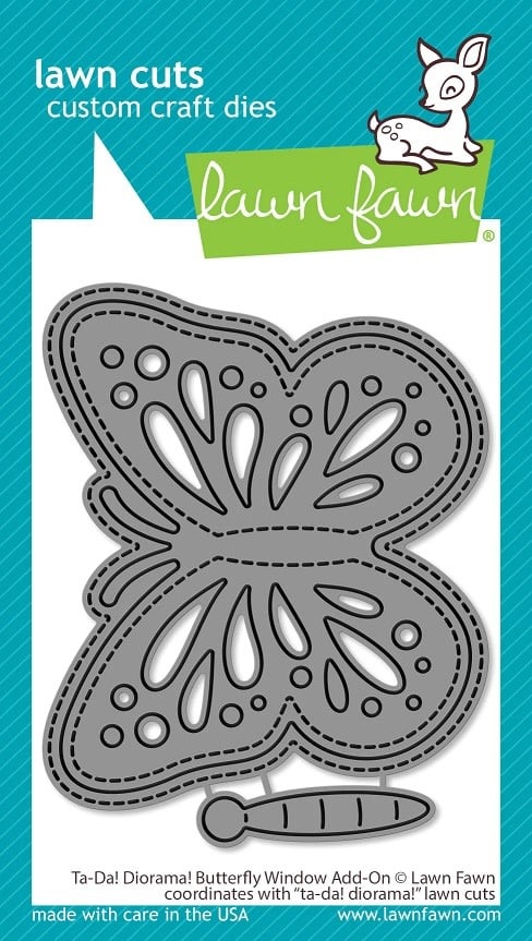 Ta-Da! Diorama! Butterfly Window Add-On - Lawn Cut*