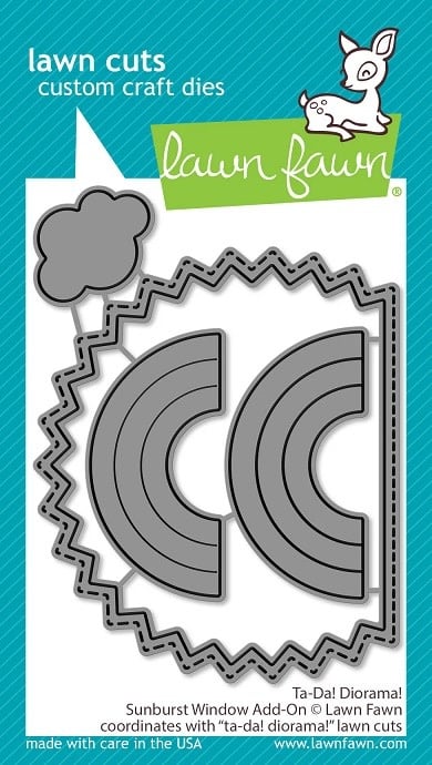 Ta-Da! Diorama! Sunburst Window Add-On - Lawn Cuts*