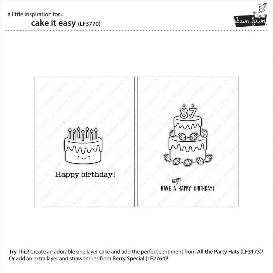Cake It Easy - Stamps and Stencils
