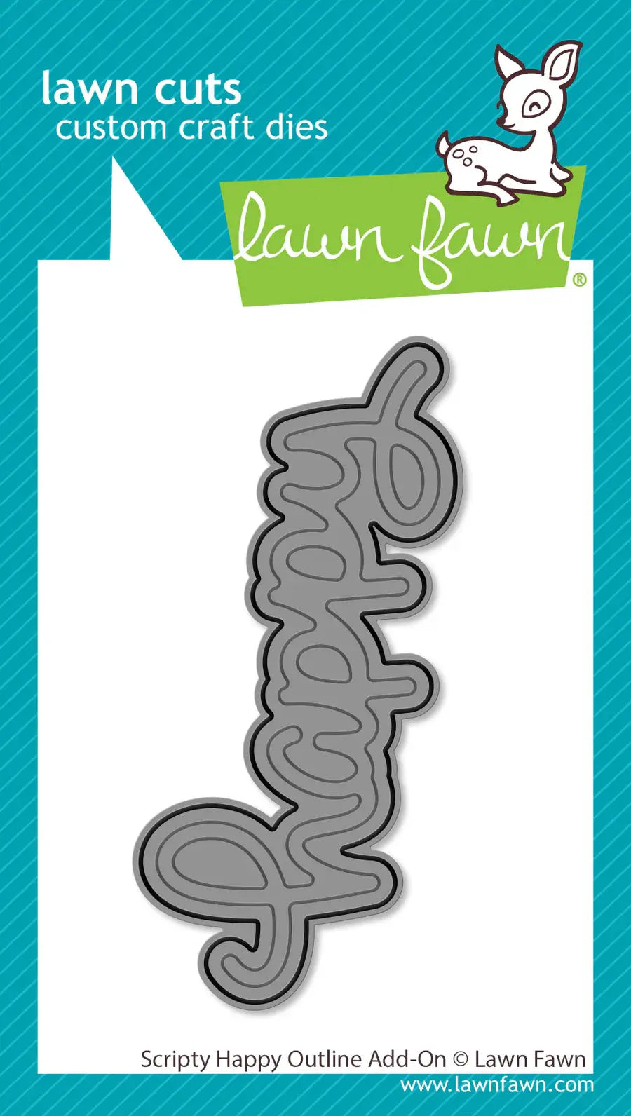 Scripty Happy - Die & Outline