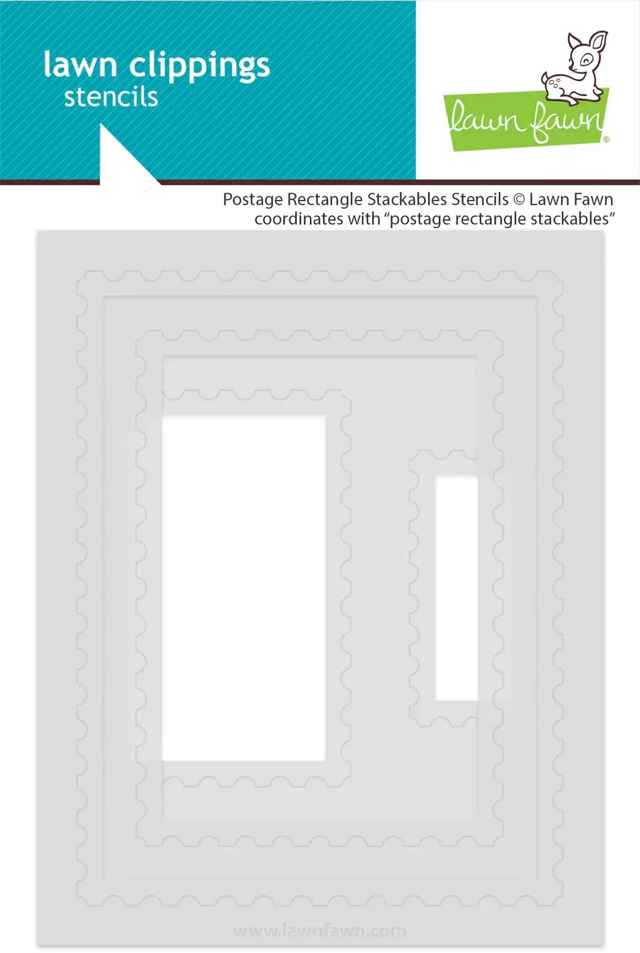 Postage Rectangle Stackable - Stencils