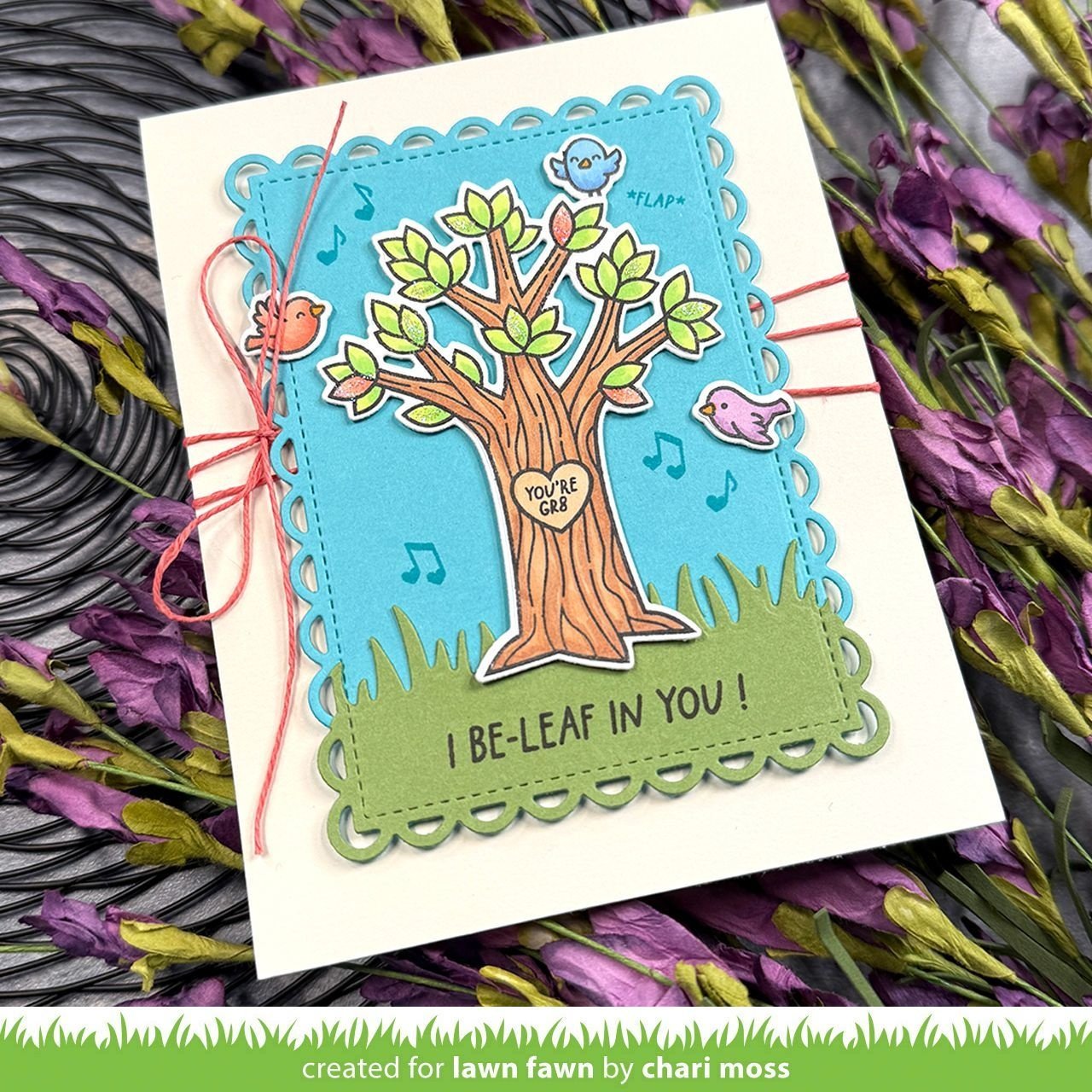 Heart Tree - Stamps and Coloring Stencils