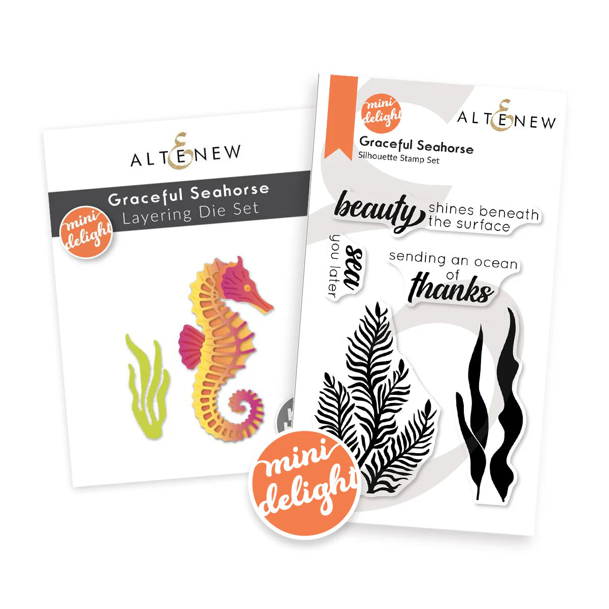 Mini Delight - Graceful Seahorse - Stamp & Die