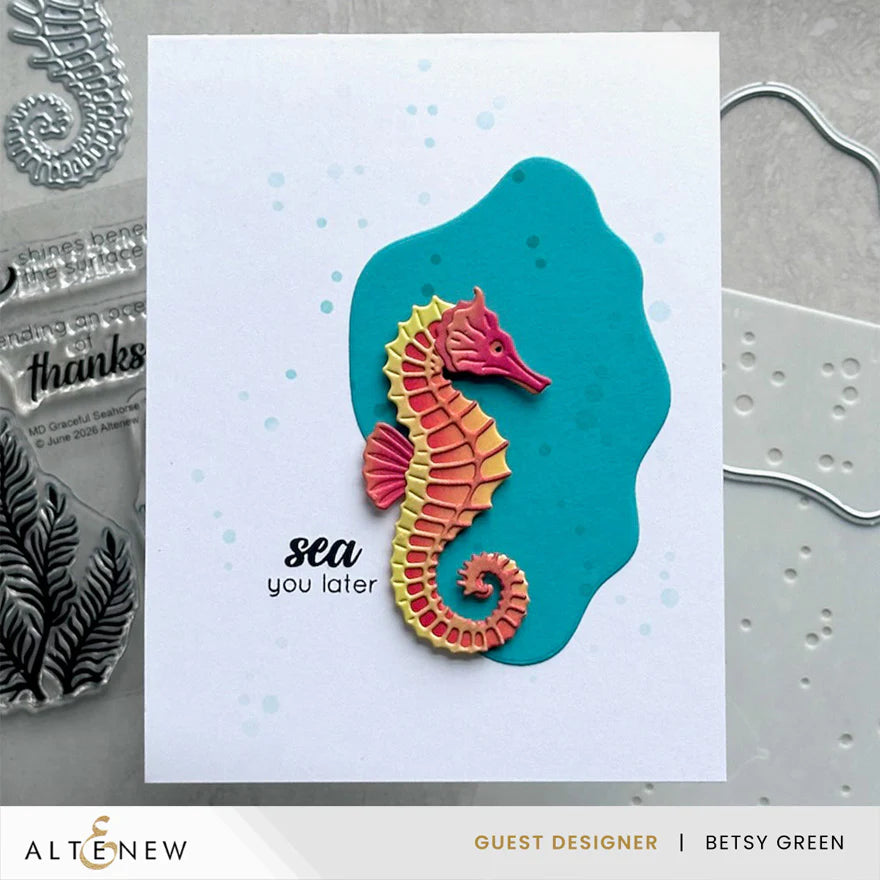 Mini Delight - Graceful Seahorse - Stamp & Die