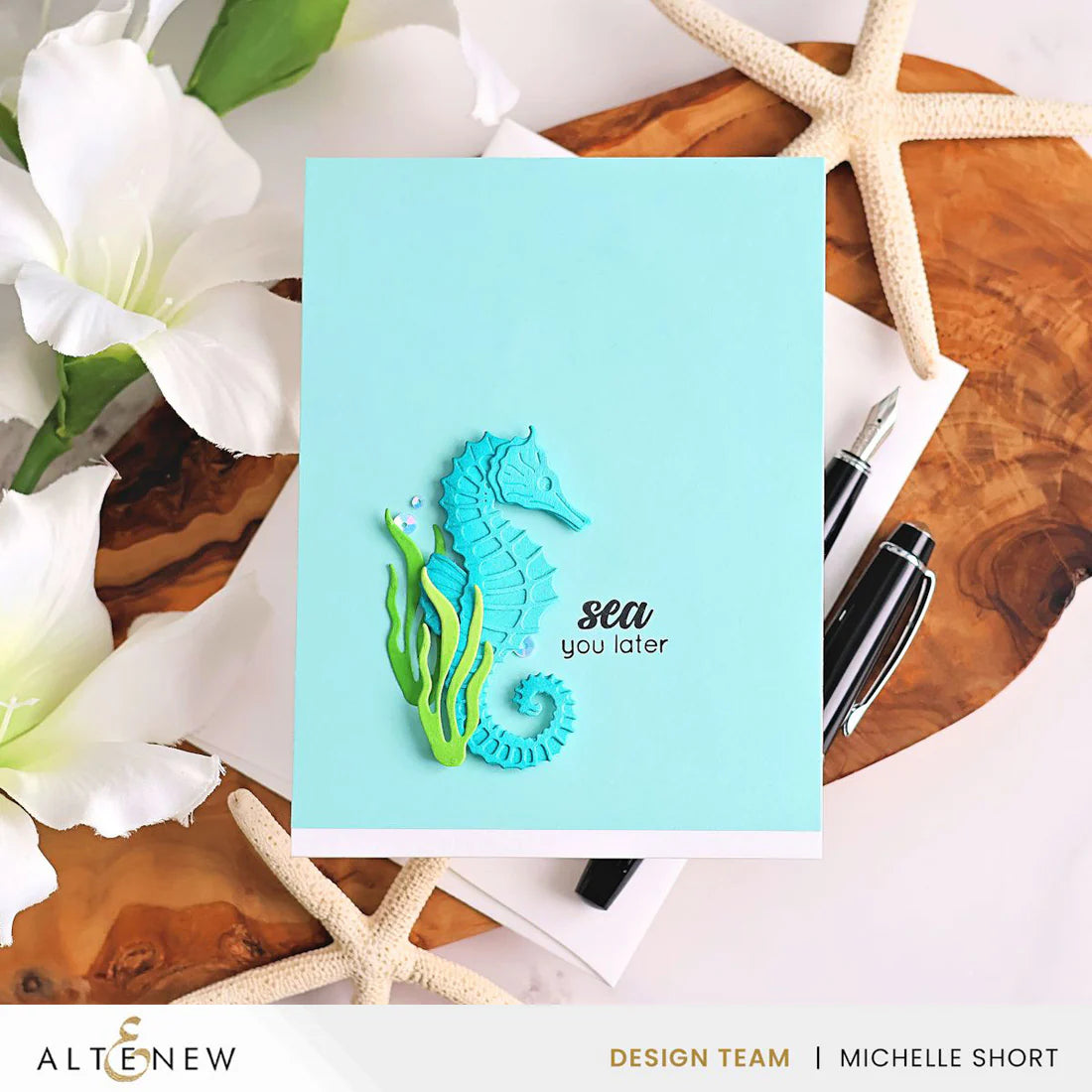 Mini Delight - Graceful Seahorse - Stamp & Die