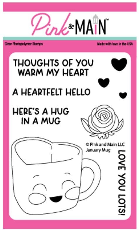 January Mug - Stamps*