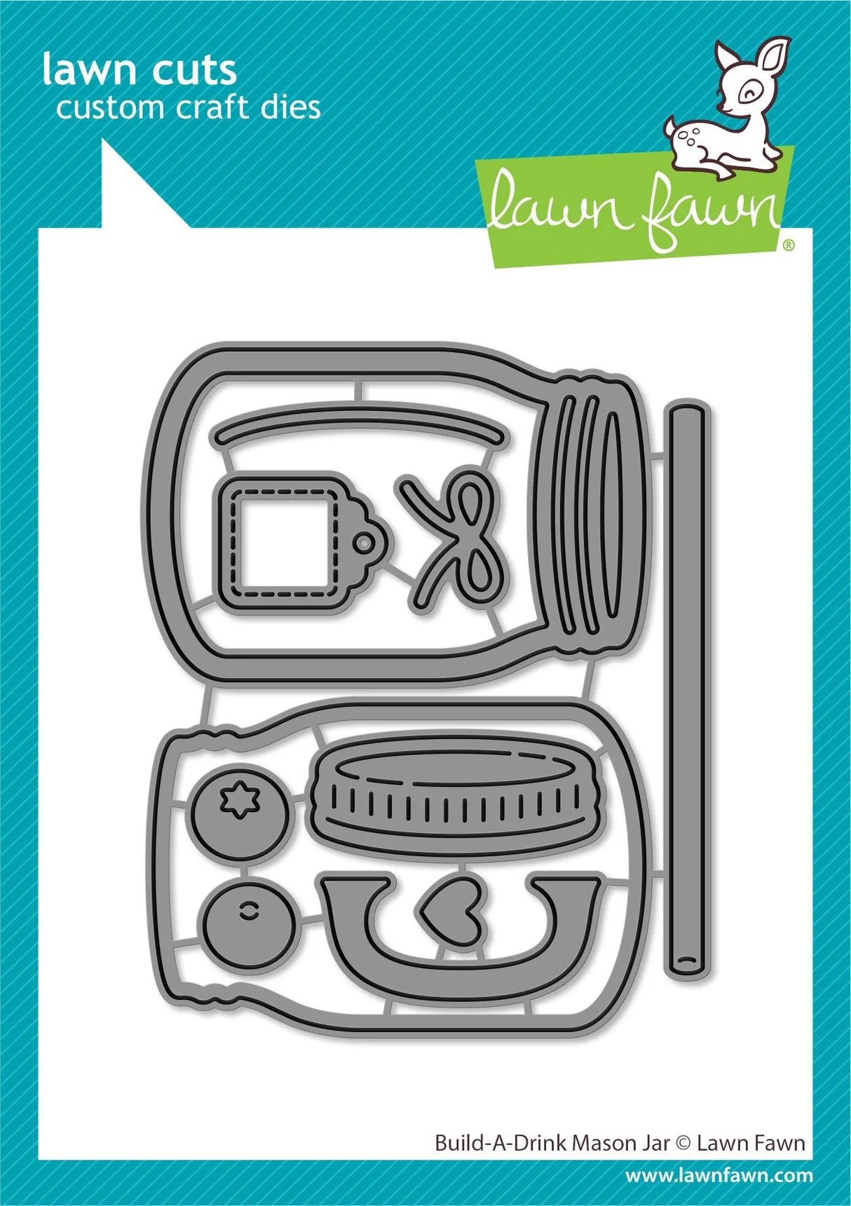 Build-A-Mason Jar - Lawn Cut