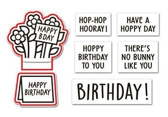 Spring Basket Add-On - Birthday Stamps, Lawn Cuts and Coloring Stencils