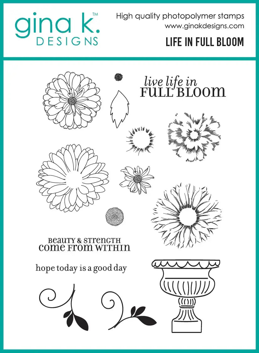 Life In Full Bloom -Stamps and Stencil