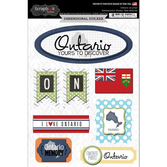 Ontario - 3D Stickers