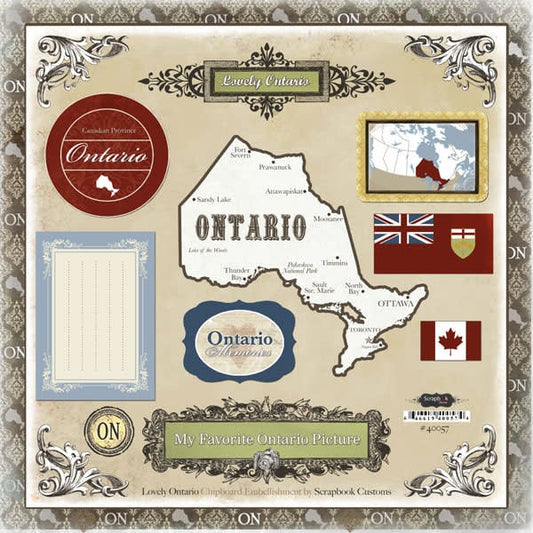 Ontario - 12x12 Chipboard
