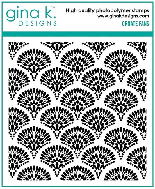 Ornate Fans - Stamp*