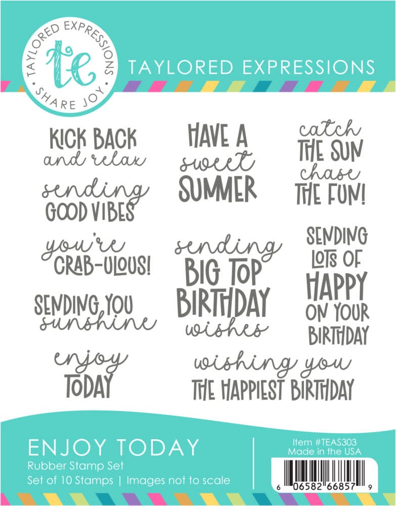 Enjoy Today - Stamps and Dies