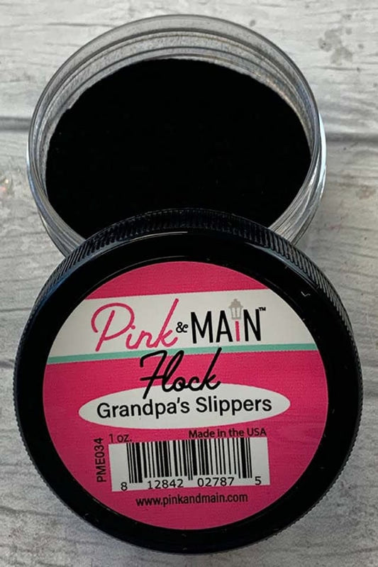 Pink & Main Flock - Grandpa's Slippers