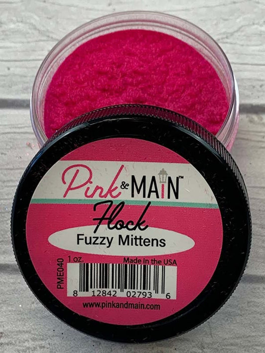 Pink & Main Flock - Fuzzy Mittens