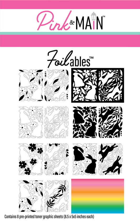 Bunny Hop Set 1 - Foilables Sheets