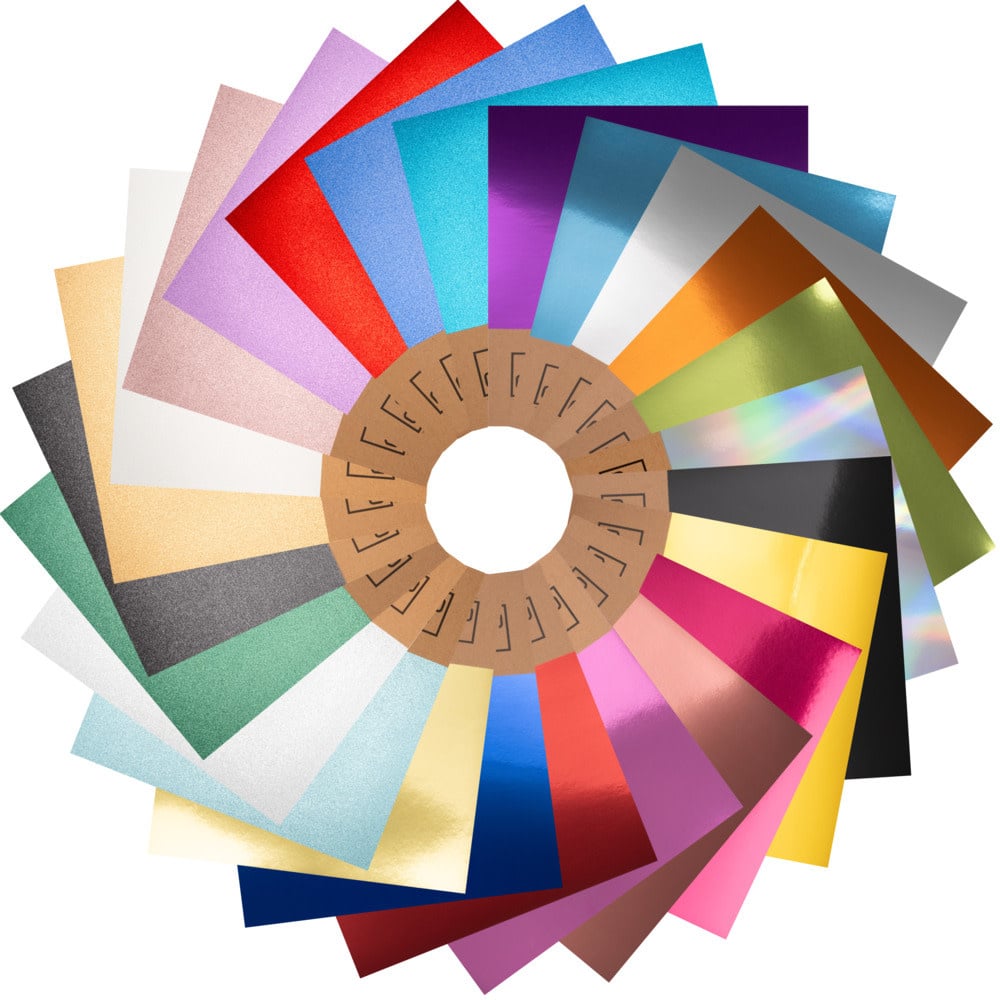 12x12 Whole Spectrum - Foil & Glitter (25 sheets)